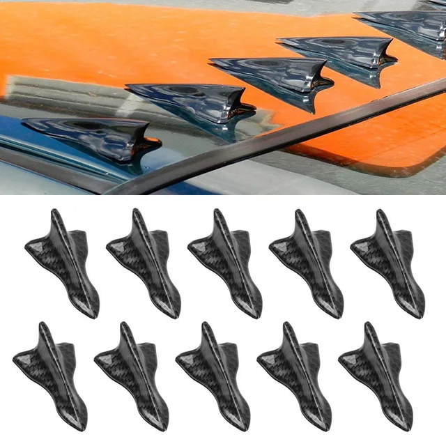 Universelle Heckdach Haifisch flossen Spoiler Flügel Kit UV-geschützte  Haifisch flosse Diffusor Wirbel generator Autodach Spoiler Stoßstange  Spoiler - AliExpress