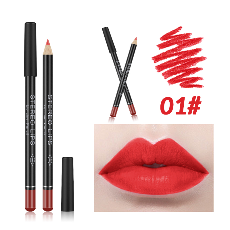 Best of 12 Colors Matte Lip Liner Lipstick Pen Makeup Waterproof Lasting Easy To Wear Non-stick Cup Lip Pigments Cosmetic Beauty Make Up Reviews & Tips - Image 4