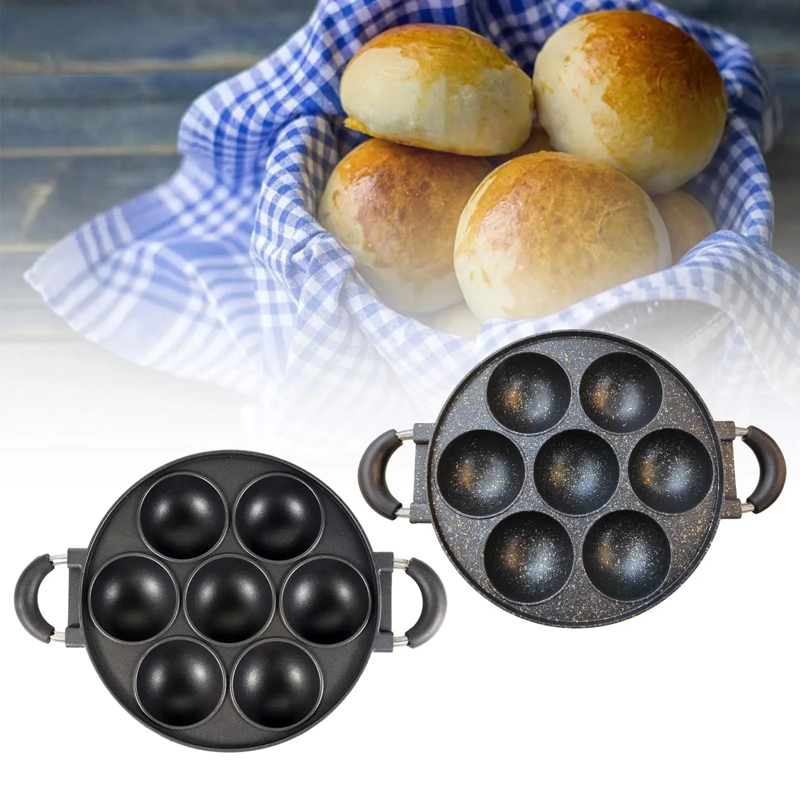Muffin Pan Nonstick Heat Resistant Easily Clean Round Cake Pan for Party