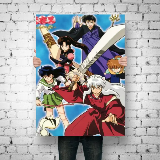  Anime Poster Inuyasha Kanketsu-hen Canvas Poster