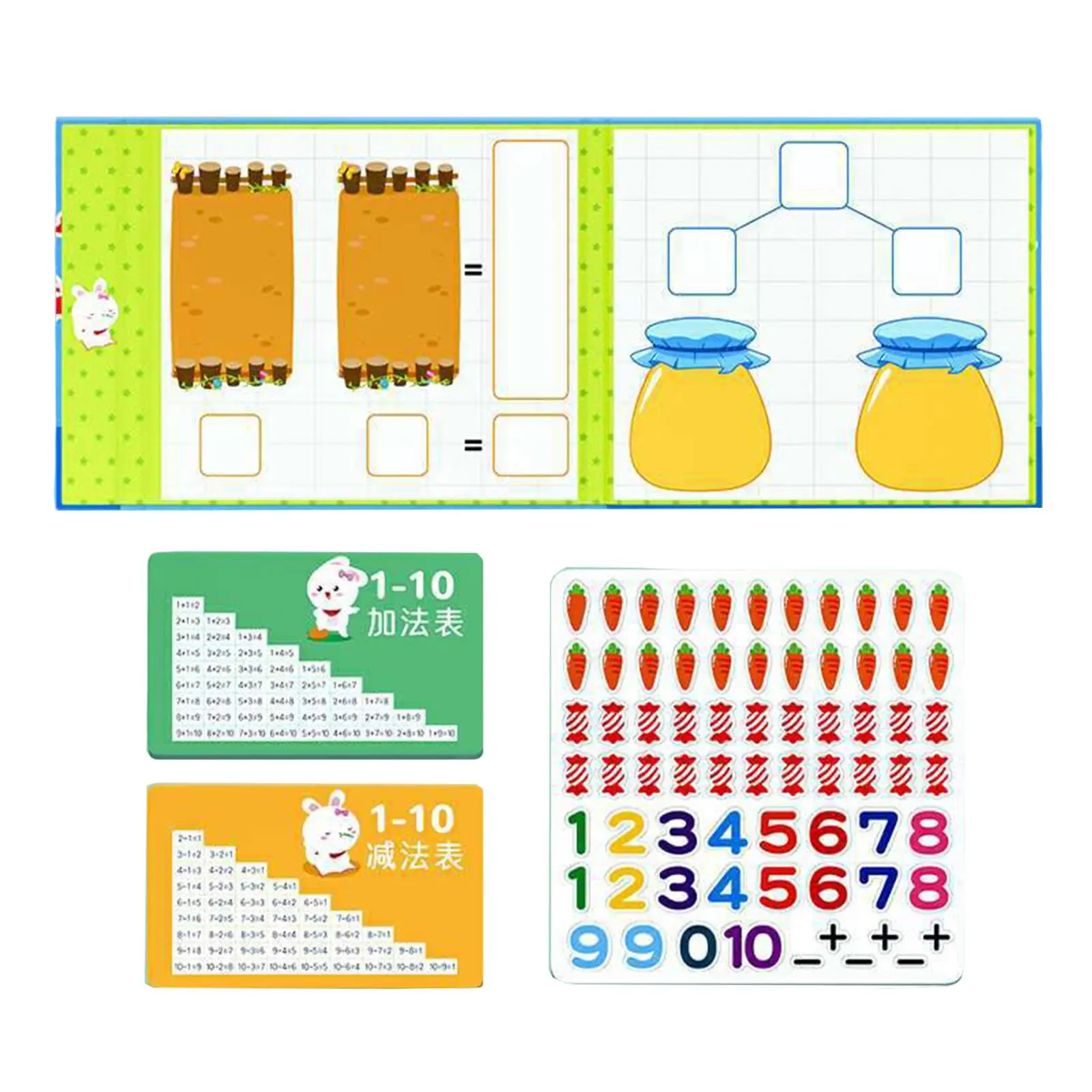 Numbers Decomposition Math Toys Arithmetic Teaching Aids Number Learning Counting for Kindergarten Home Gift Boy Toddlers