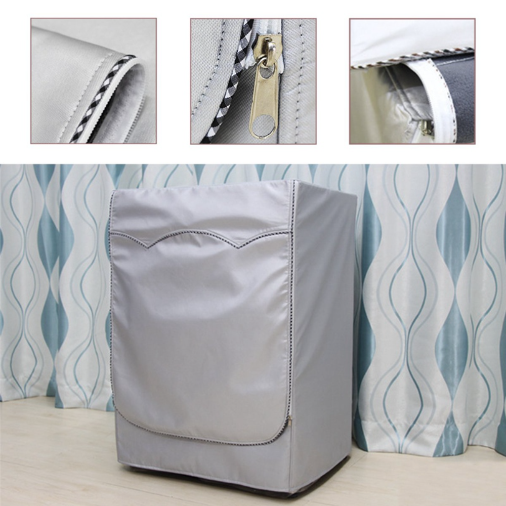 Description Picture 3 of itemFull shading Sunscreen Washing machine cover Roller Dust Proof Cover Washing Machine Protective Dust Front Load Wash Dryer
