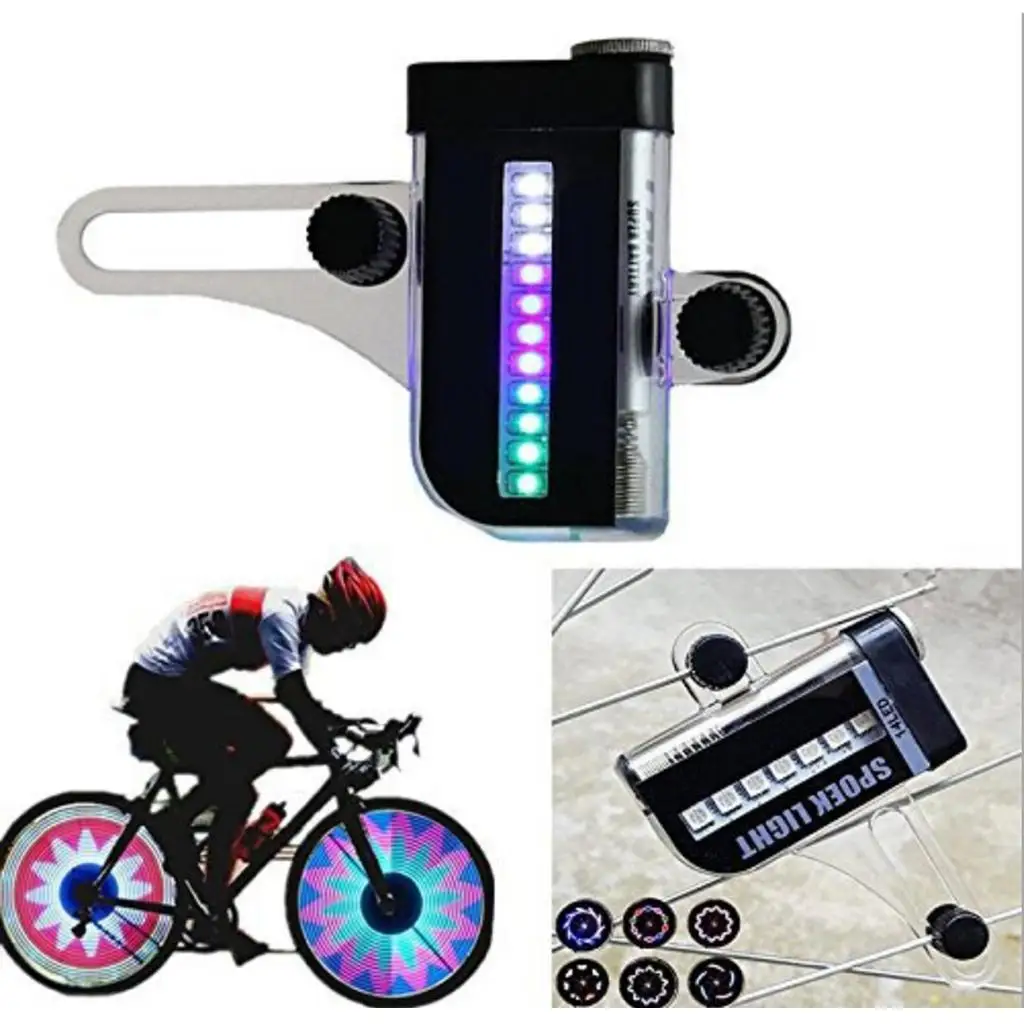 LED Rim Lights Bike Cycling Waterproof Spoke  Signal Colorful