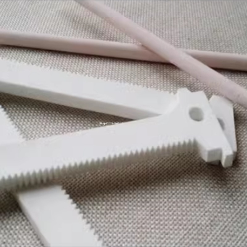 Description Picture 4 of item5 Pieces/set Ceramic Hanging Frame High Temperature Resistant Material Kiln Accessories Pottery Earring Pendant Firing Tools