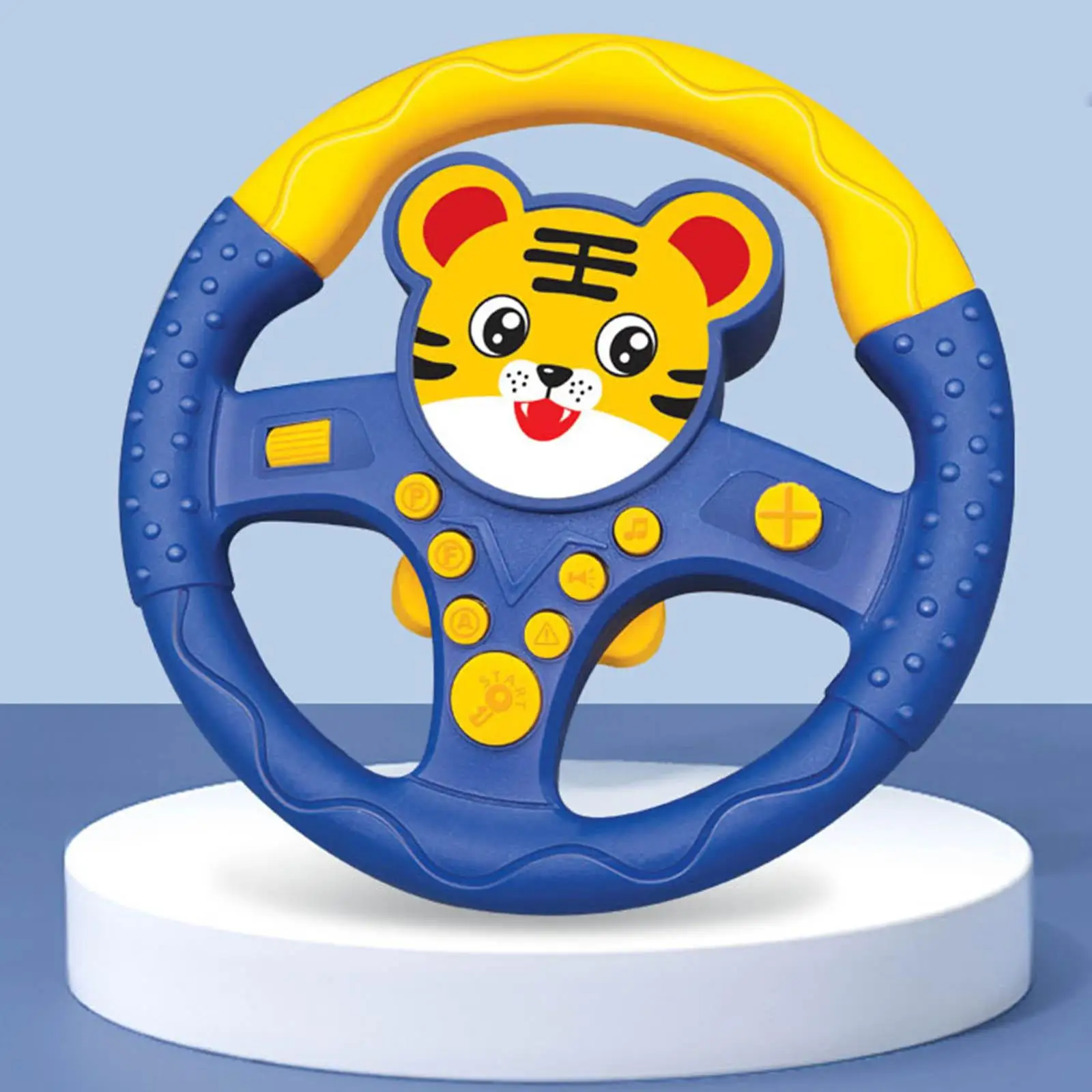 Eletric Cars Simulation Driving Steering Wheel with Sound and  Learning  Fun Activity Steering Wheel Toy for Children