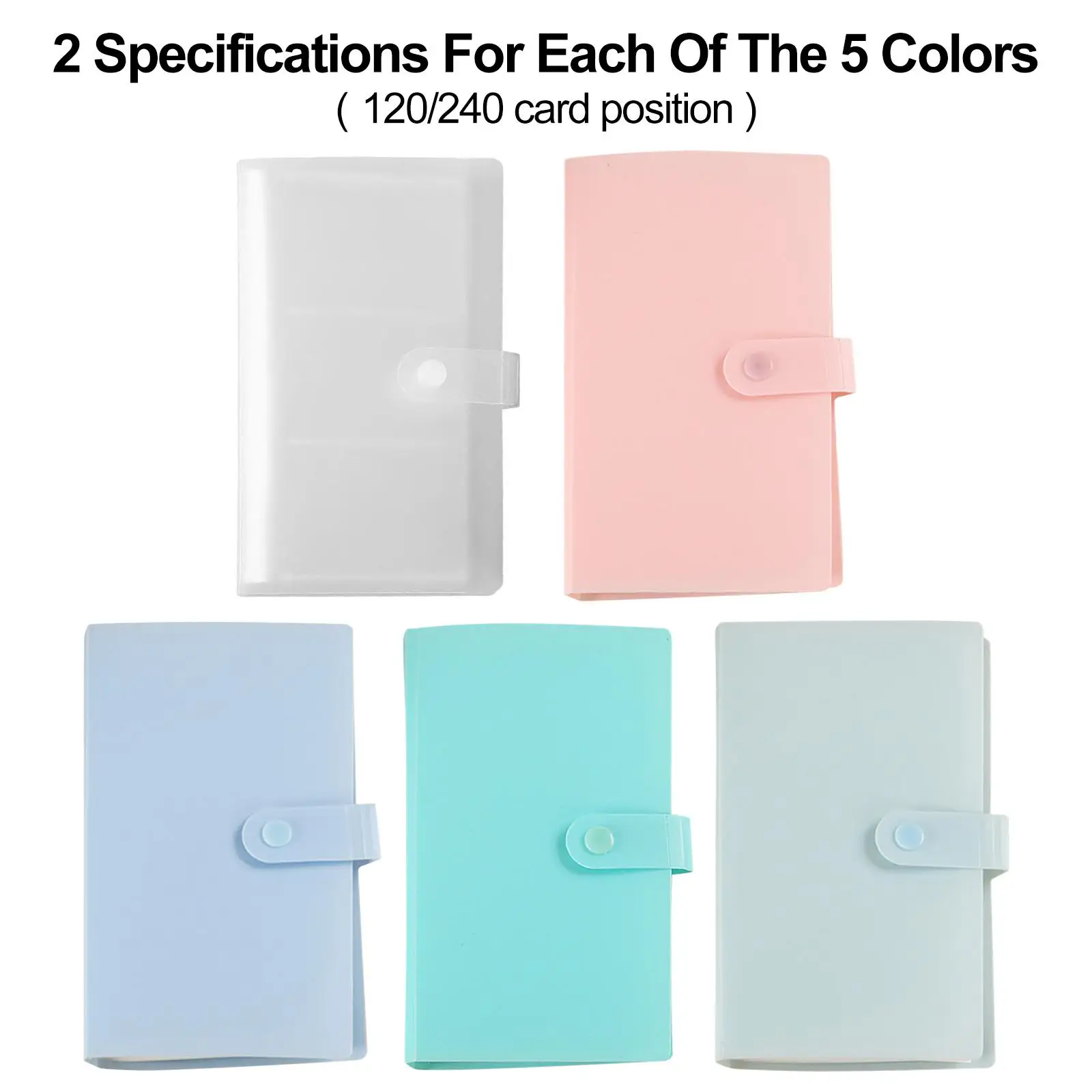 Card Holder Protective Cover Cards Collectors Album Display Holder for Bank Cards Credit Cards