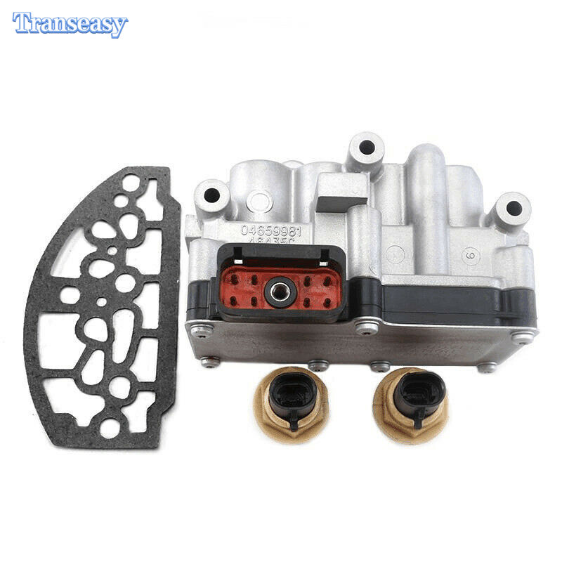 A604 41TE 21380 Transmission Shift Solenoid Pack Service Kit With Speed Sensors 5015646AC 5003