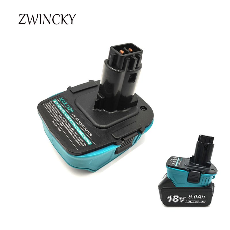 conversor de adaptador zwincky para makita bateria para dewalt bateria ferramentas