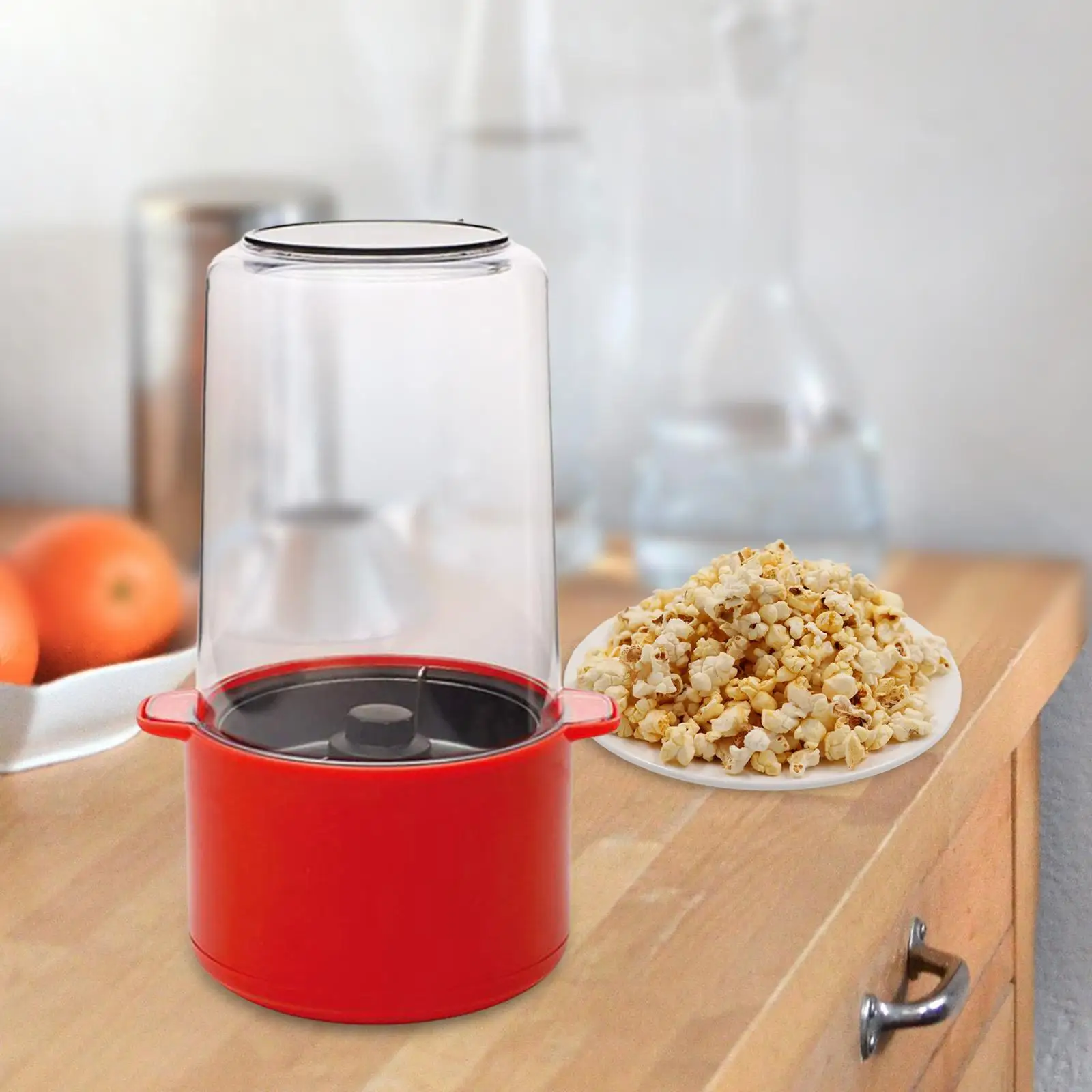 Corns Popper Electric Small 450W Household DIY Gift Efficient Popcorn Popper for Dormitory Kitchen Camping Watching Movies