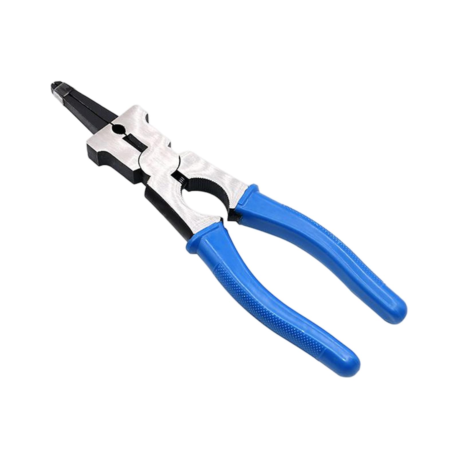 Multifunctional Welder Protective Pliers Hammer Head Pliers Welding Protection Pliers Auxiliary Pliers for Blessing Cutting