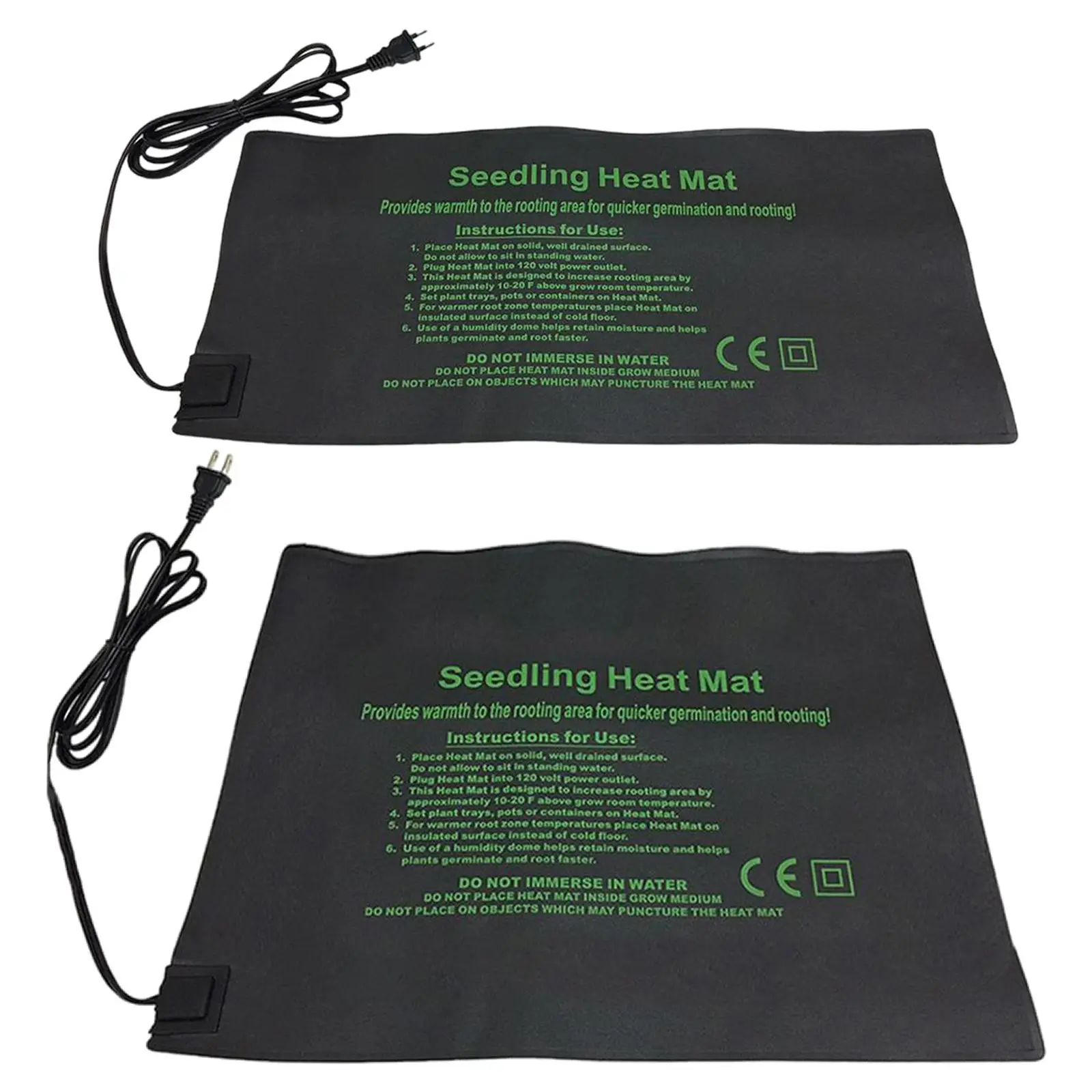 Durable Seedling Heat Mat Seed Germination Cloning Seed Warming Heat Pad Seed Starter Pad for Plants Indoor Outdoor Gardening