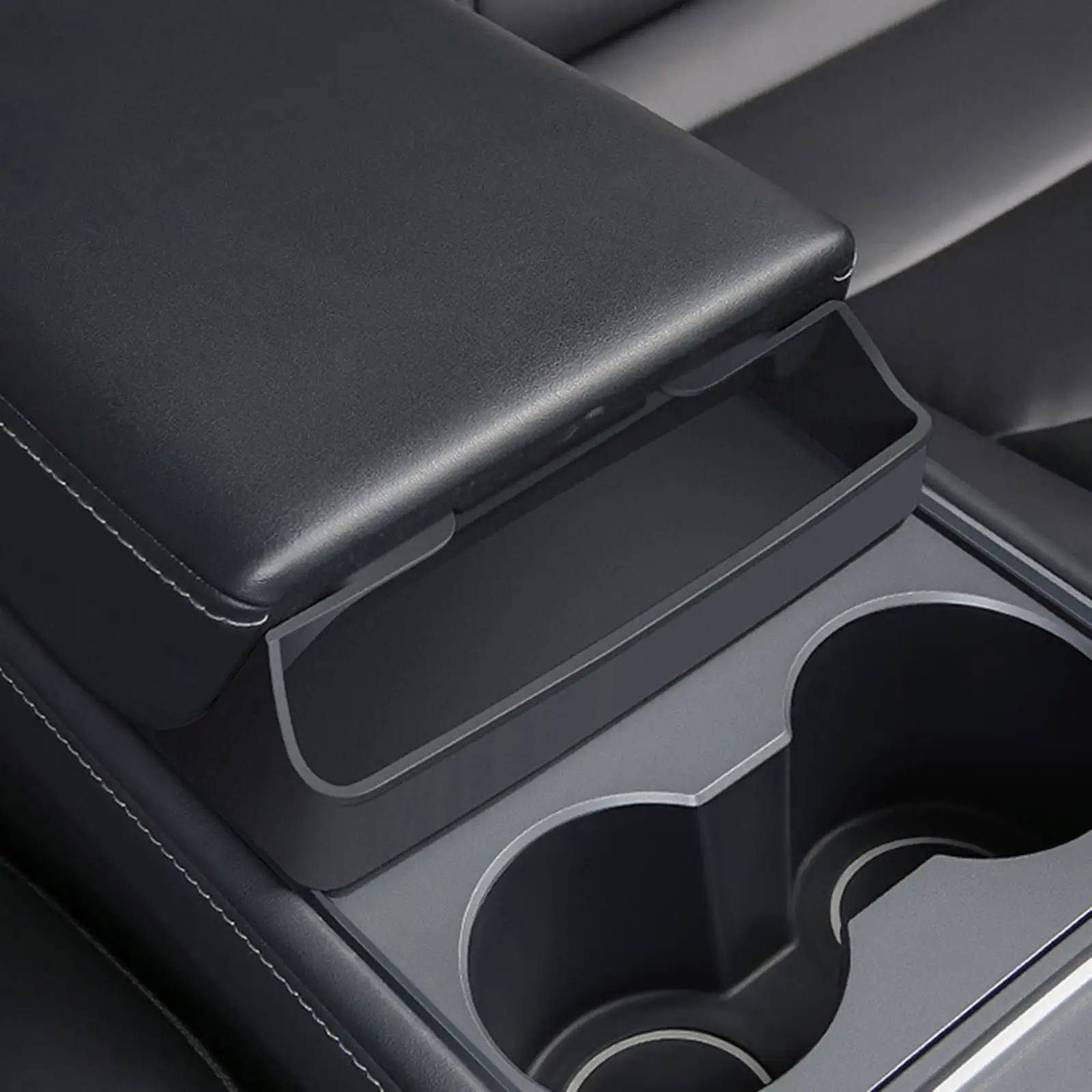 Armrest Glasses Box Multifunctional Automotive Sunglasses Holder Tray for Tesla Model Y 3 Parts Assembly Interior Accessory