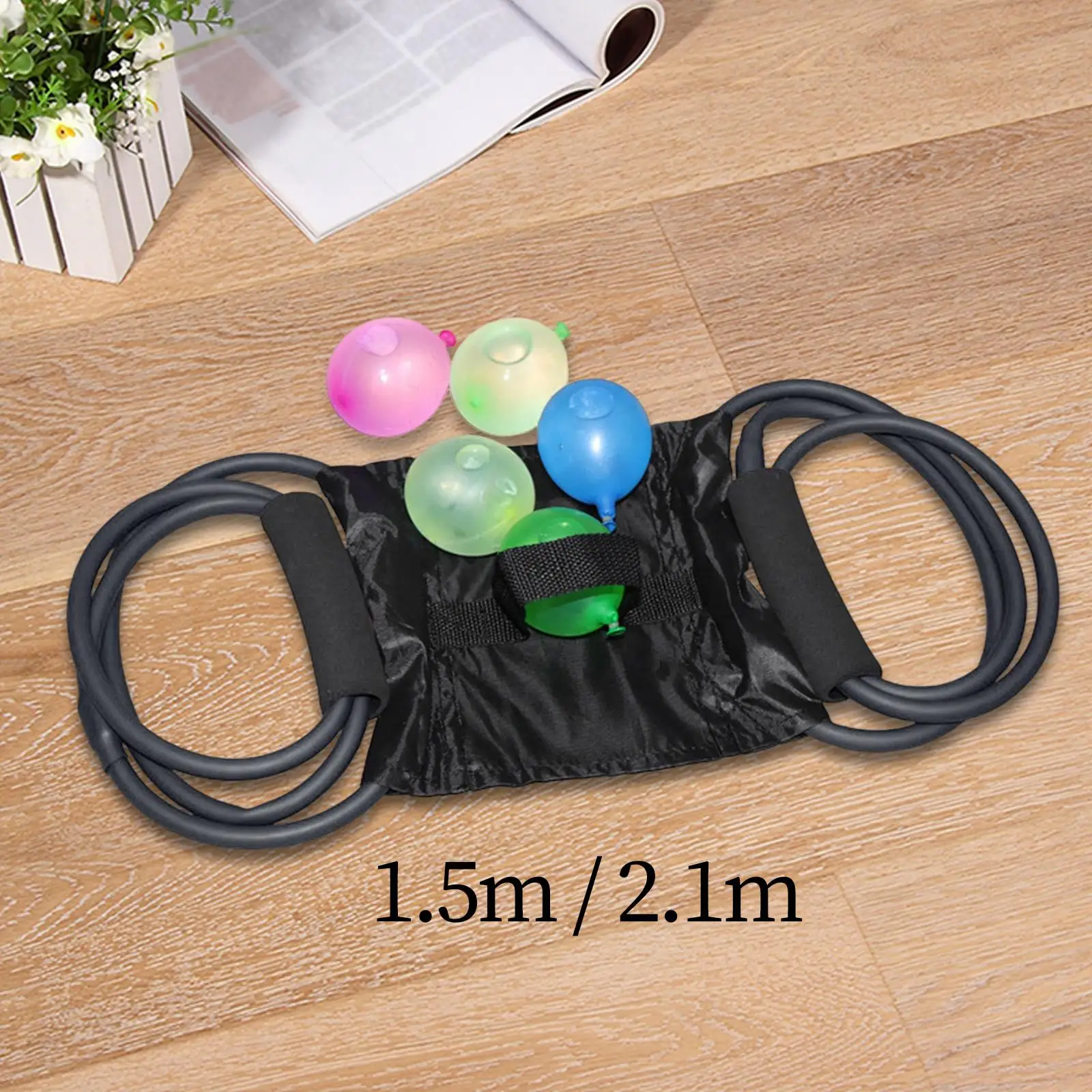 Water Balloon Launcher Outdoor Machine Snowball Launcher Yard Game Water Toy 3 Person Slingshots for Festivals Funny Beach Party
