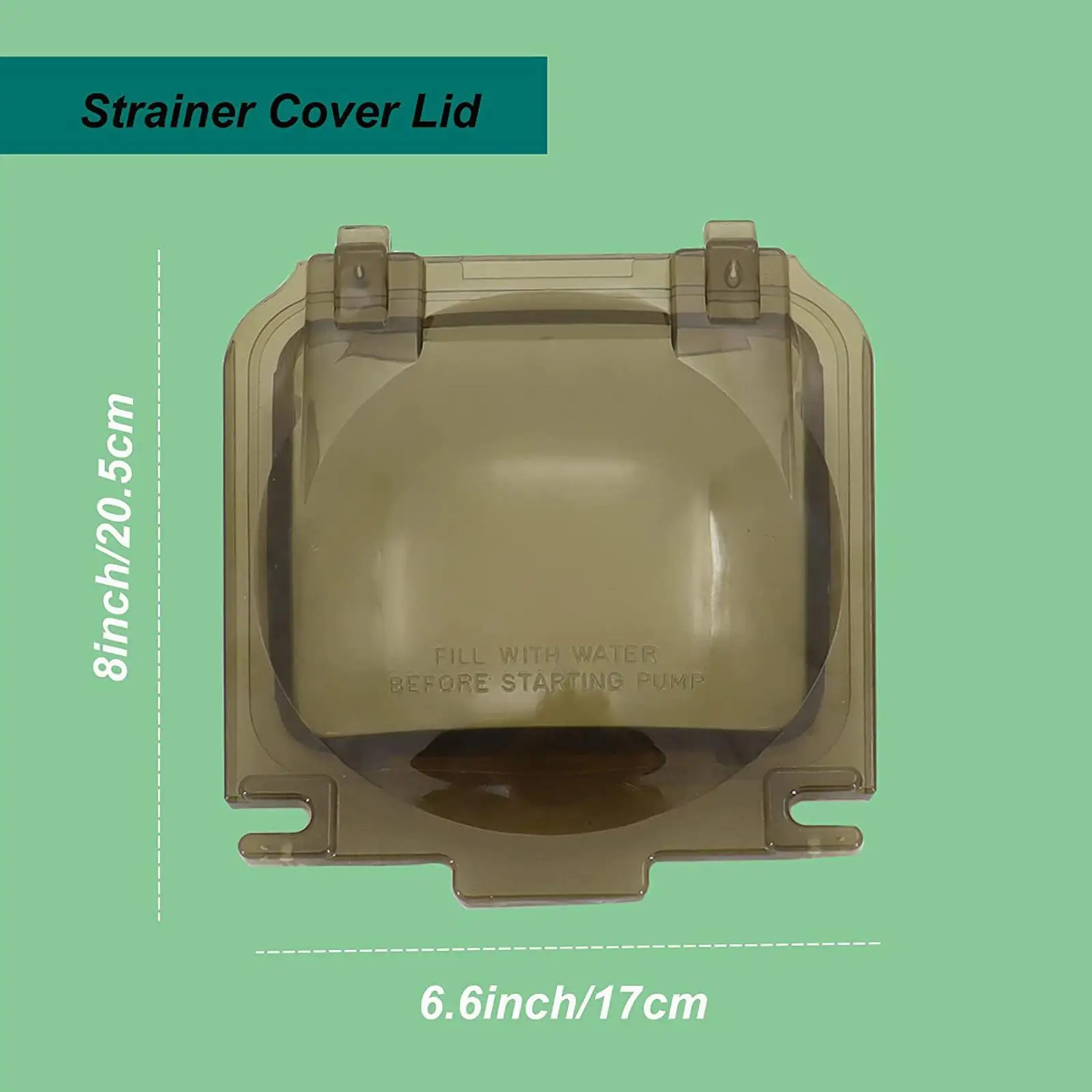 Pool Pump Strainer Cover Lid with Gasket Effective Strong High Strength Pool Cleaning Tools Durable Fittings for SP2600x Series