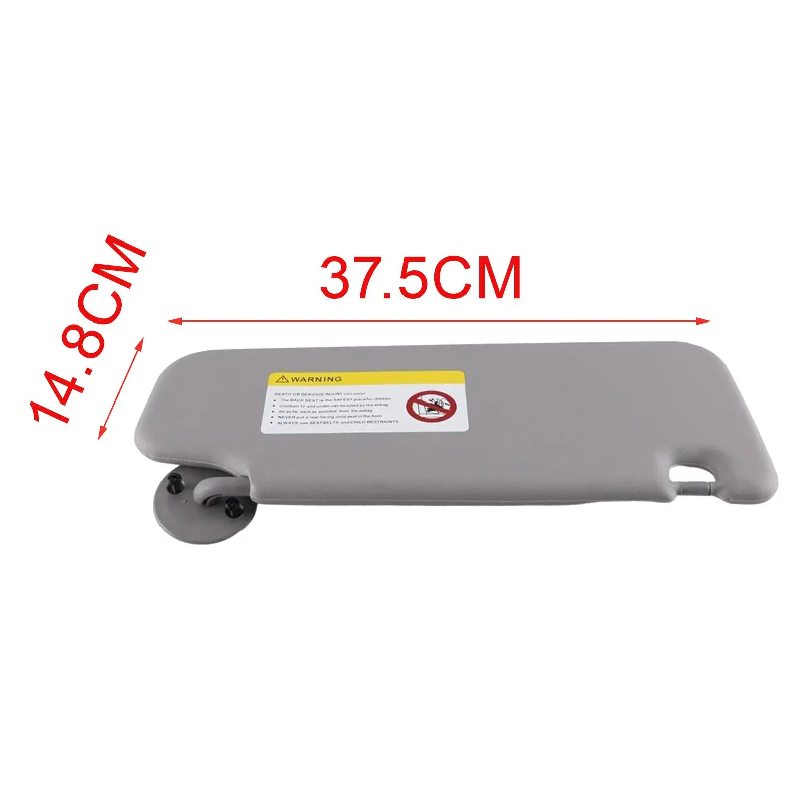 2 Pieces Windshield Sun Visor P95327509 P95327507 Grey Sunproof Plate Direct Replaces Auto Parts for Chevrolet Sonic Aveo