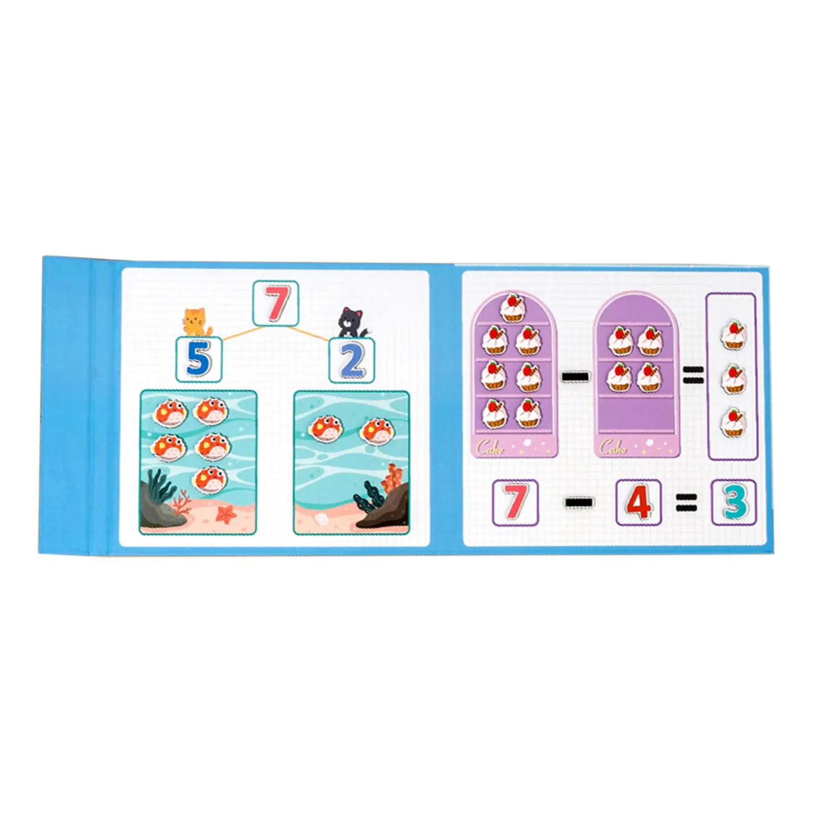 Kids Math Arithmetic Toy Preschool Manipulatives Math Games Numbers Counting Toy for Elementary Activities Preschool boys kids