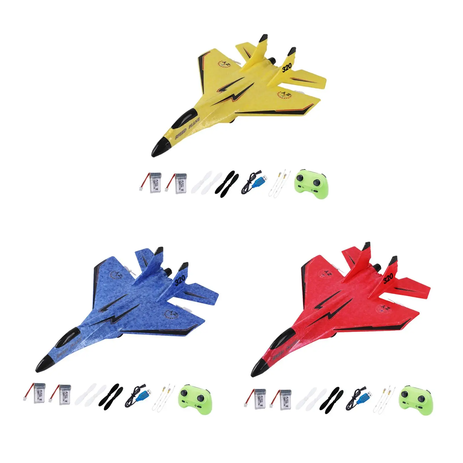 RC Remote Control Plane 2.4G 2 Channels Radio Controlled Ready to Fly Toys EPP Aircraft for Kids & Adults 150M Distance