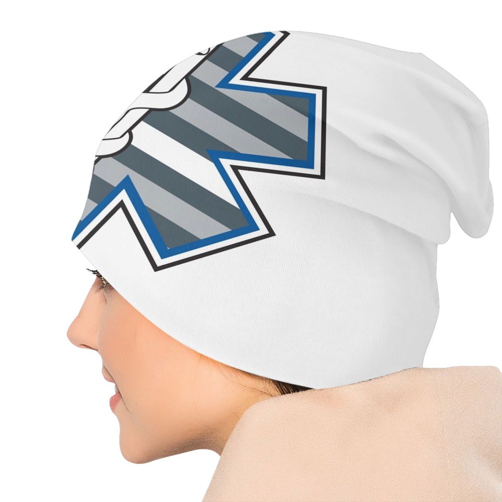 Star of Life Krankenwagen Medical Emt Herzschlag Logo Mütze Mütze Motorhaube Femme Strick mützen Hip Hop Outdoor Schädel Mützen Mützen – Detail 17