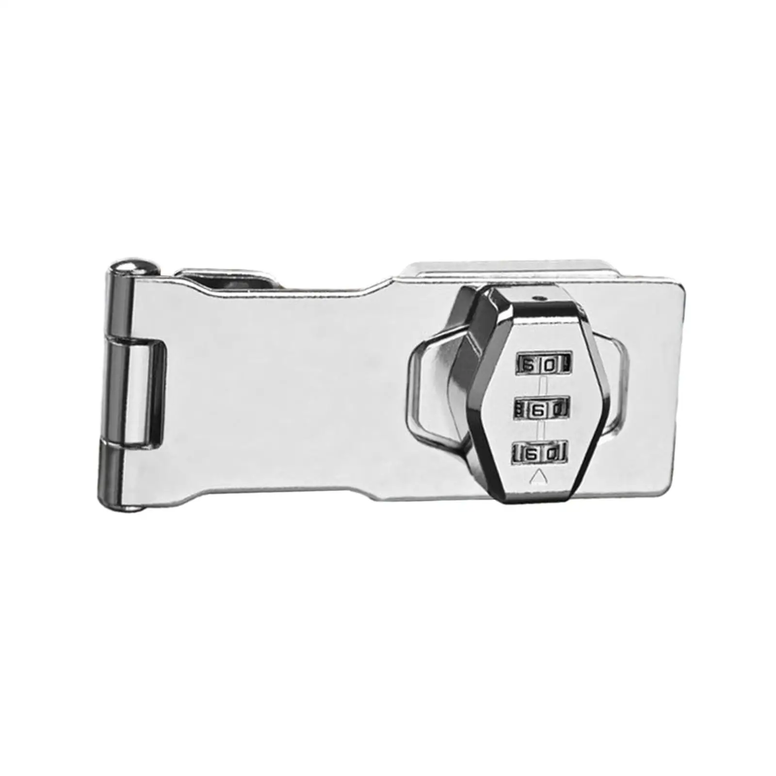 Mechanical Password Lock Household Password Lock Sliding Buckle Hasp Locks Keyless for Bathroom Barn Door Garage Mailbox Drawer