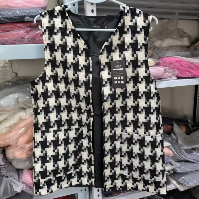 Colete feminino verão 2020 pequeno fino solto colete xadrez senhoras moda  cardigan outwear pastor verificar tweed coletes - AliExpress