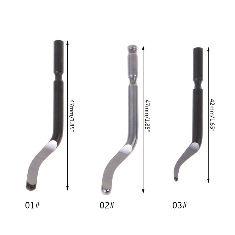 Schnelle Stahl rotations klinge bs1010 bs1018 bk3010 Klinge Kunststoff Kupfer Aluminium Eck riss Entgraten Trimmen Verarbeitung – Detail 2