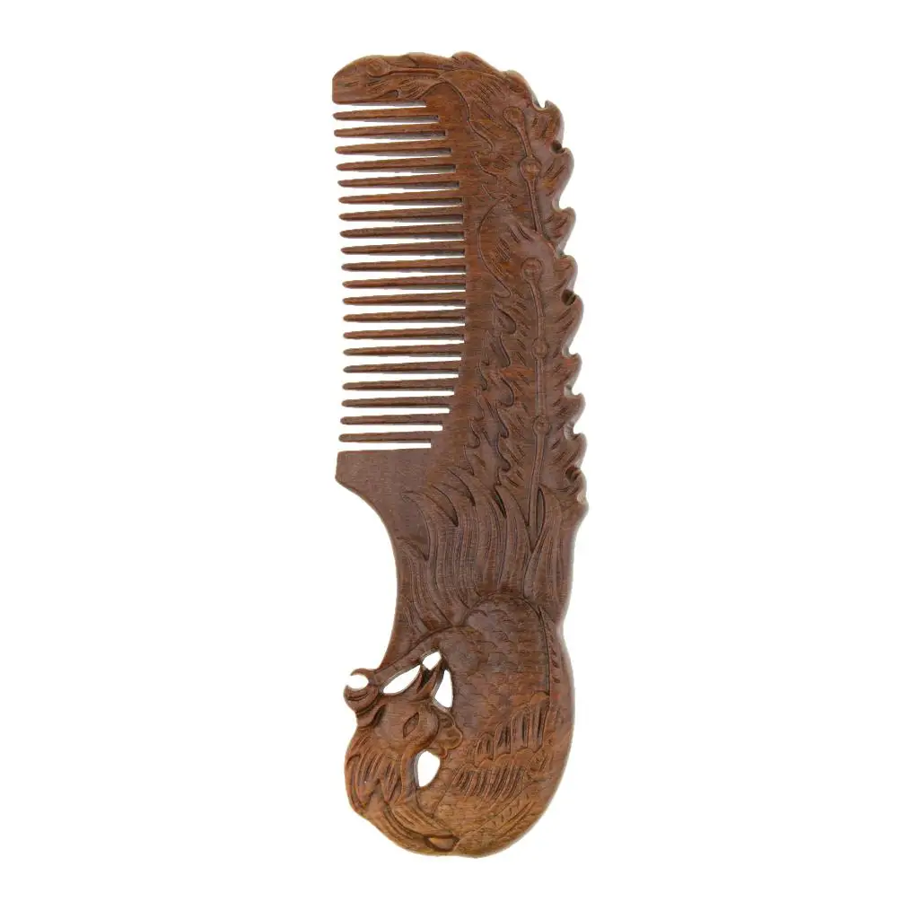 Traditional Design Natural  Wide  Comb Hair Styling Detangling Comb