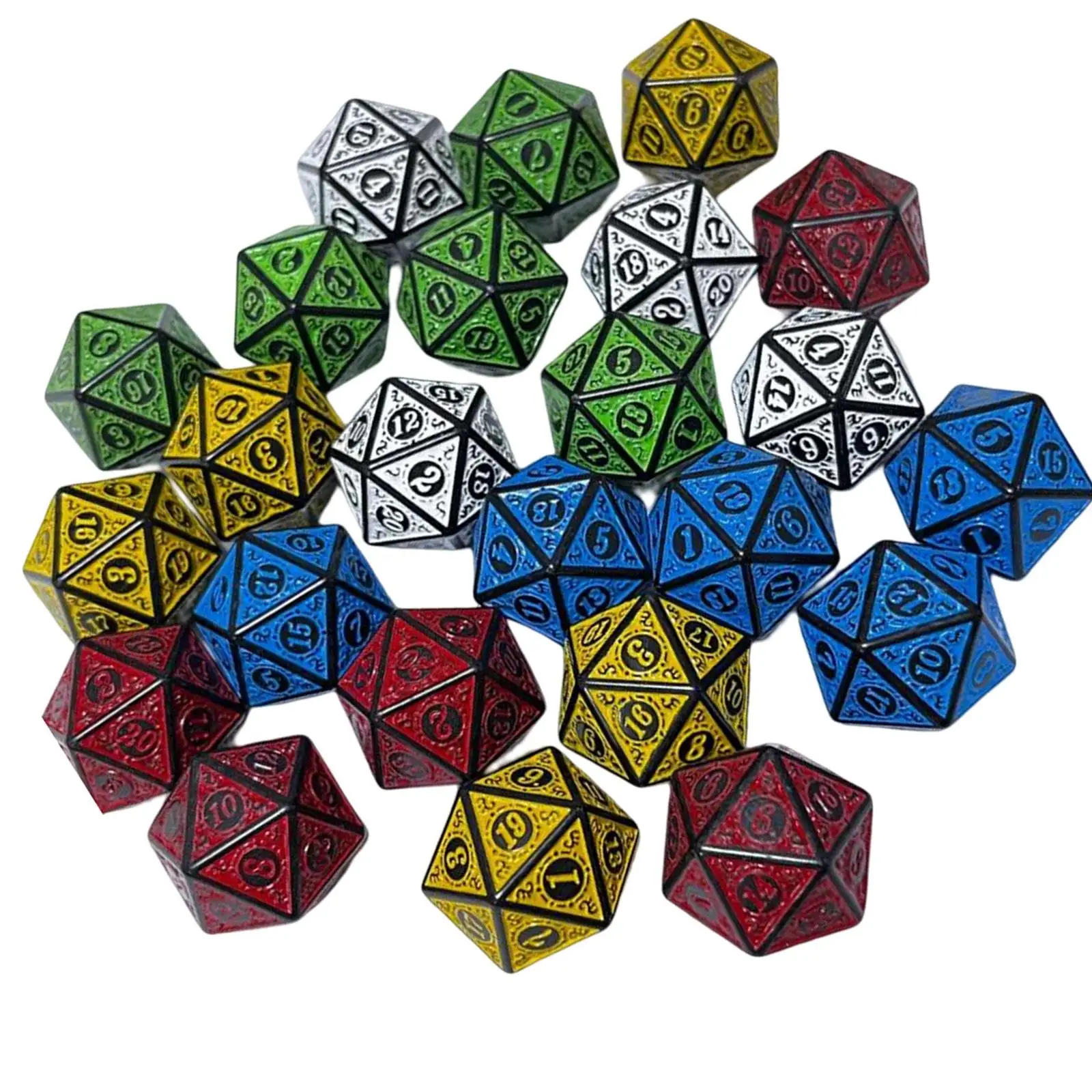 20Pcs D20 Dices Set Entertainment Toys Party Game Toy for Party Board Game