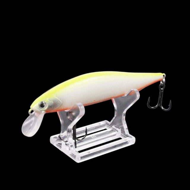 Fishing Lure Display Stands Plastic Decorative Baits Showing Stand Shelf  Holder Support Rack for Fishing Store Durable