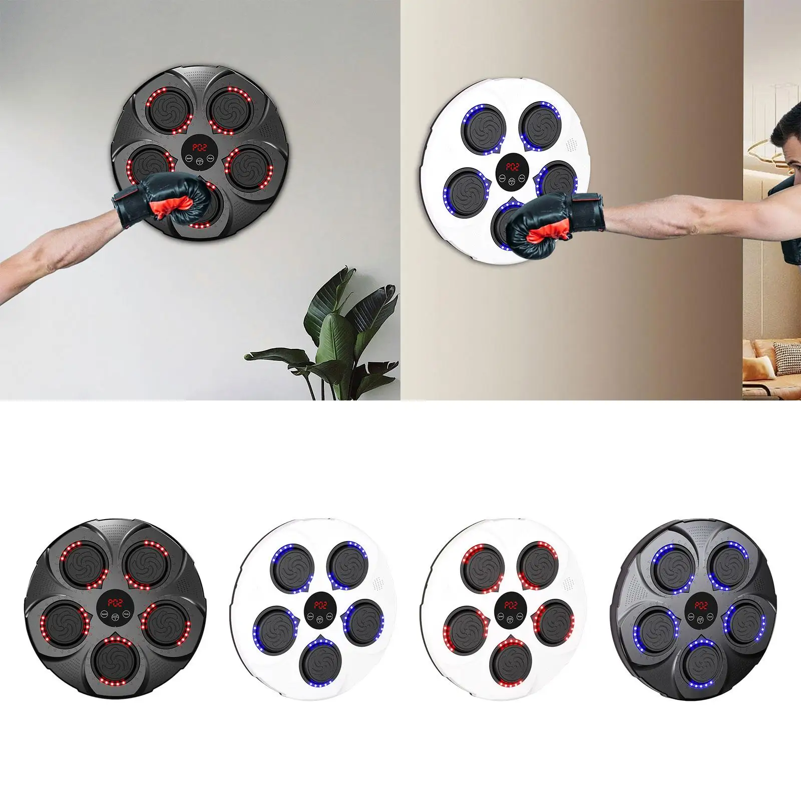 Smart Music Boxing Machine Training Electronic Sports Punching Bag Musical Target Punching Tester Reaction Times Improves Speed