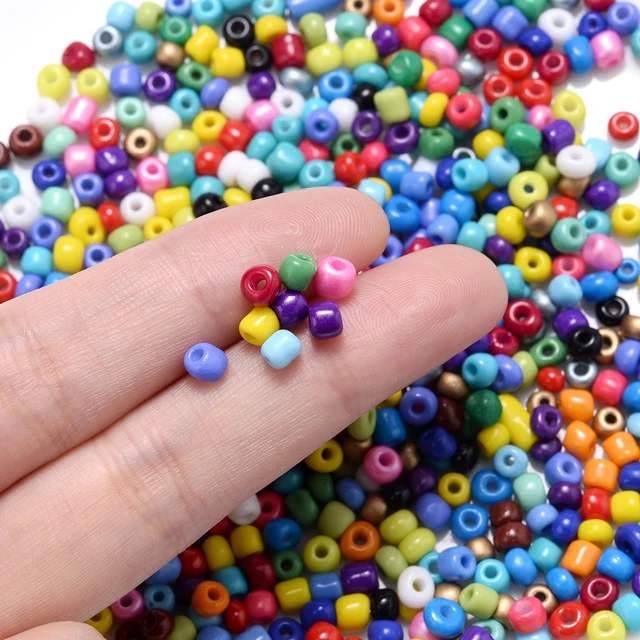 2mm1000pcs Seed BeadsCharm Czech Glass Seed Beads Round Spacer Beads For  Jewelry Making DIY Handmade Bracelet Necklace Earring