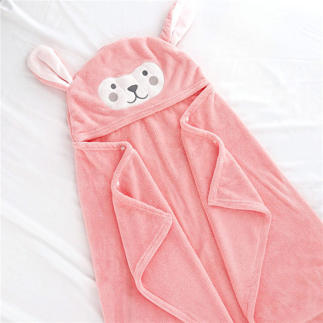 Soft Coral Fleece Bath Towel Large Bath Towel For Children - Temu