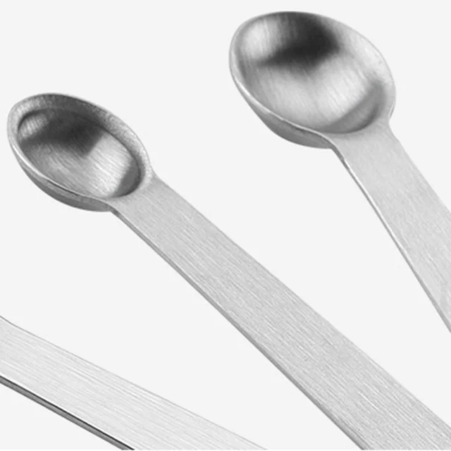 8 Pack Kitchen Magnetic Measuring Spoons, Double Sided Stainless Steel Measuring  Spoons With Measuring Ruler Coffee Soup Spoon For Liquid And Dry Ingr