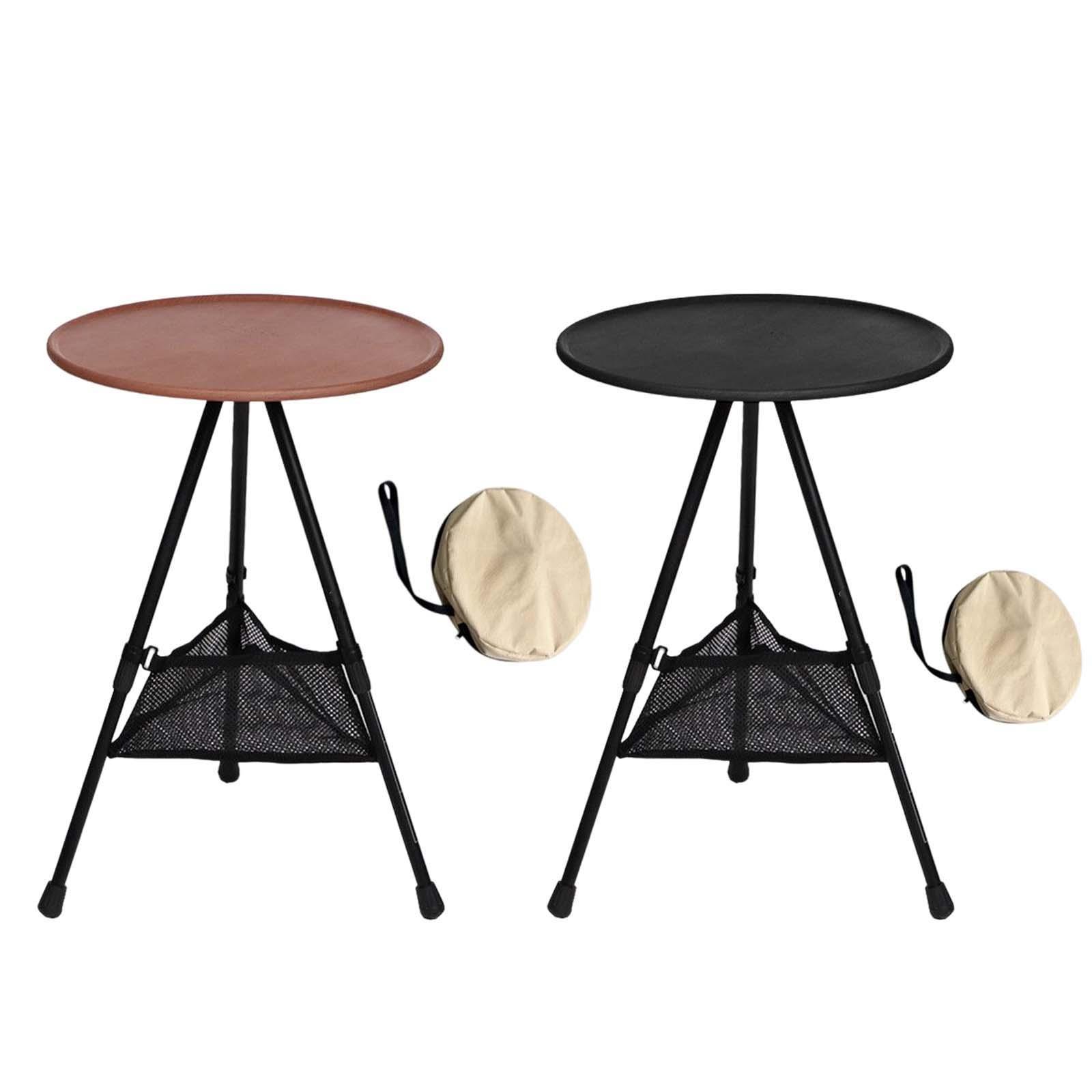 Outdoor Camping Round Table Durable Coffee Table for Bedroom