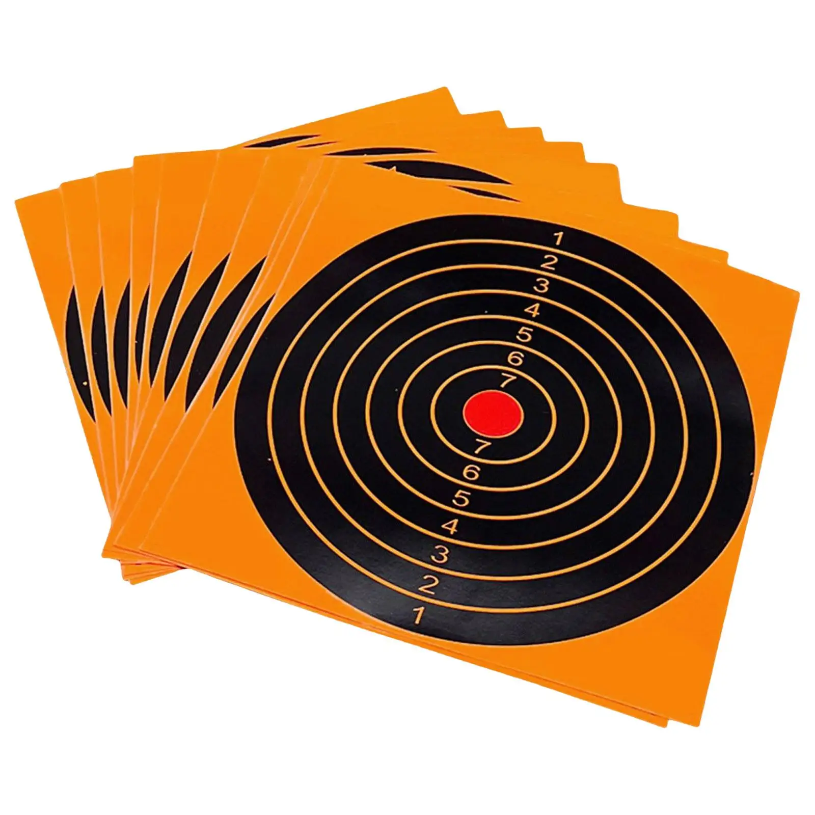10x Self Adhesive Targets Stickers Reactive Target Shooting Exercise Training Round Targets Splatter Accessories