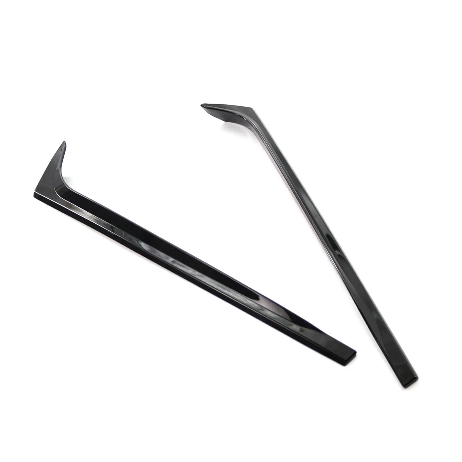 Rear Window Spoiler Wing of Side Trim Gloss Black ABS for MK5 2011-2017