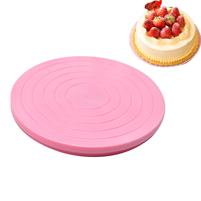 Description Picture 4 of itemMini Cake turntable Stand baking turntable rotating Round Fondant cake decorating table Kitchen DIY Mold Baking Tool
