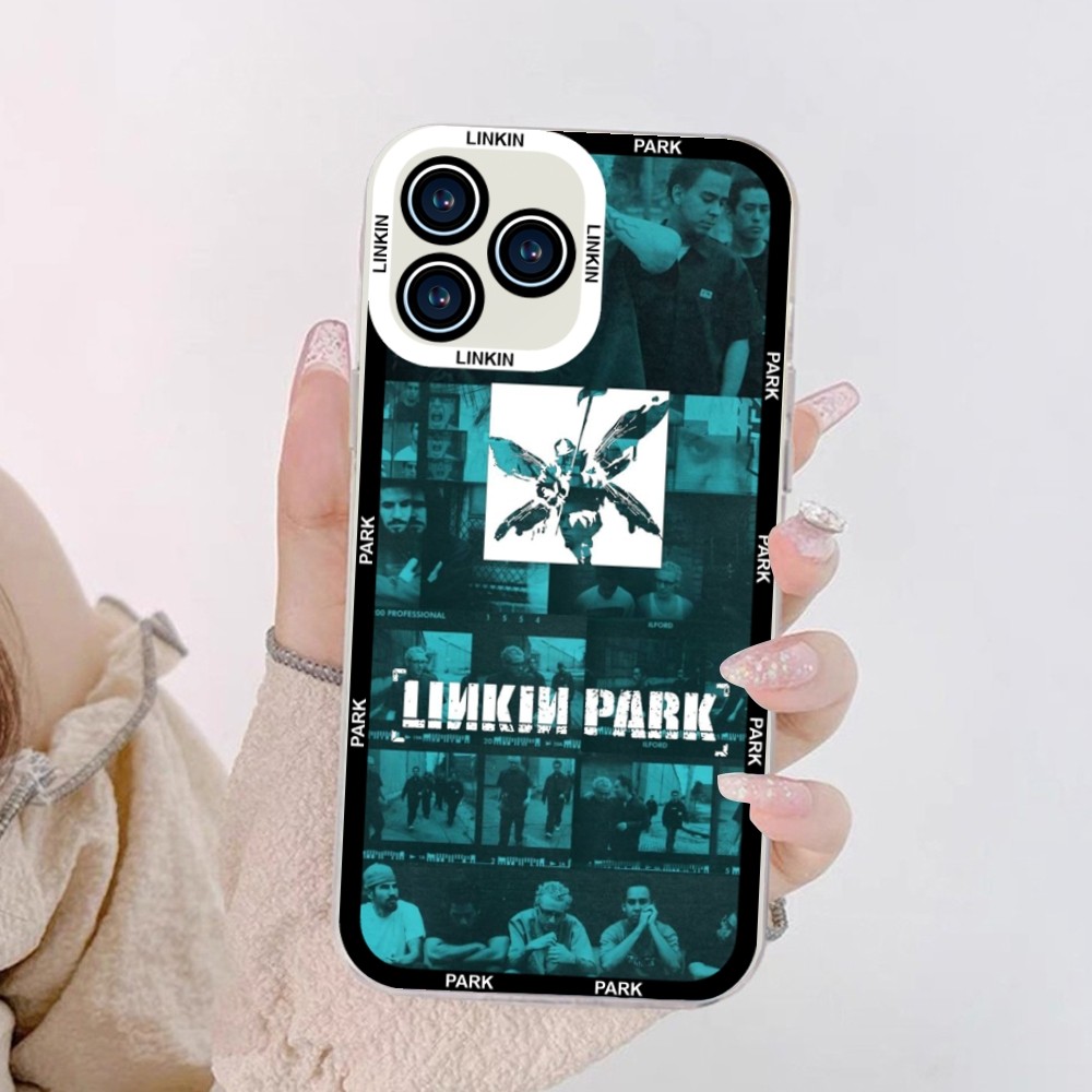 Чехол для телефона L-Linkin Hot Band P-Park для iPhone 11 12 Mini 13 14 Pro  Max, прозрачный чехол | AliExpress