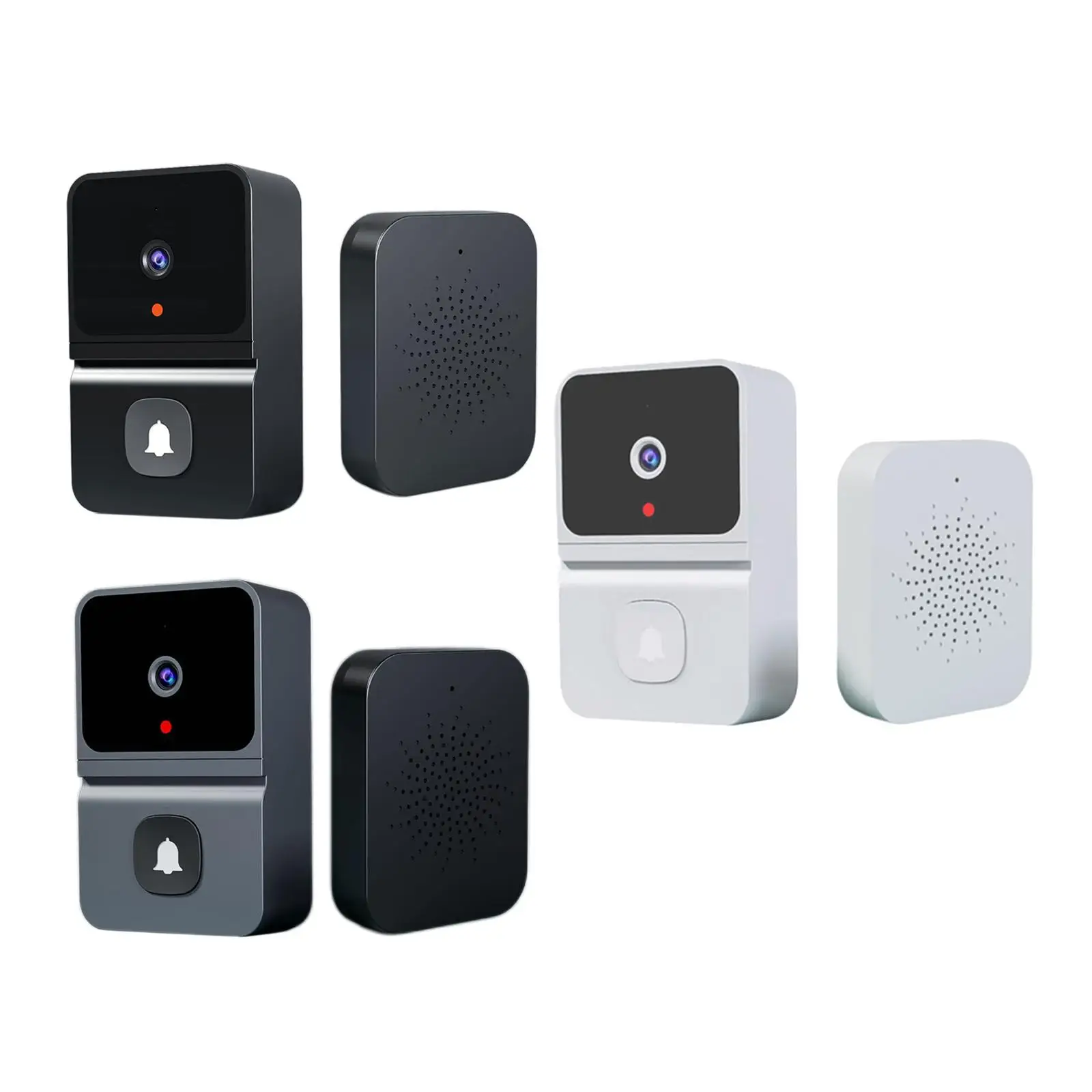 Intelligent Video Doorbell Door Camera Camera Bell with Dong Machine Camera for Apartments, Hotels, , Backyard