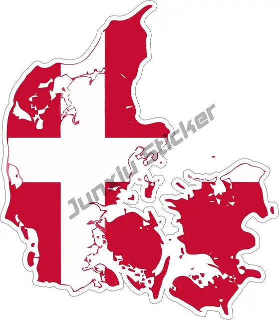 Dänemark Mantel von Arme mit Flagge Flügel Dänischen Land Code Flagge Auto  Stoßstange Aufkleber Auto Assessoires Premium Qualität Auto Aufkleber -  AliExpress