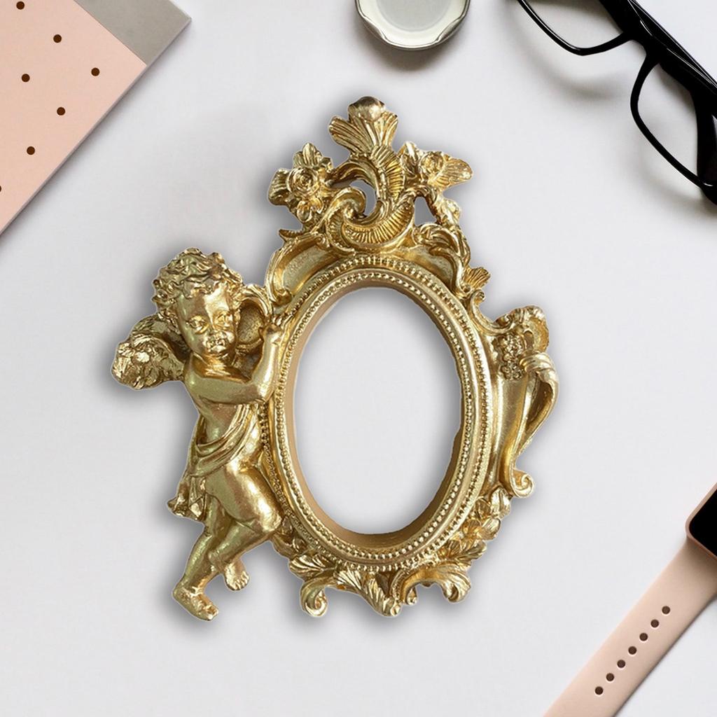 Title 2, Vintage Frame Resin Baroque Antique Photographi...