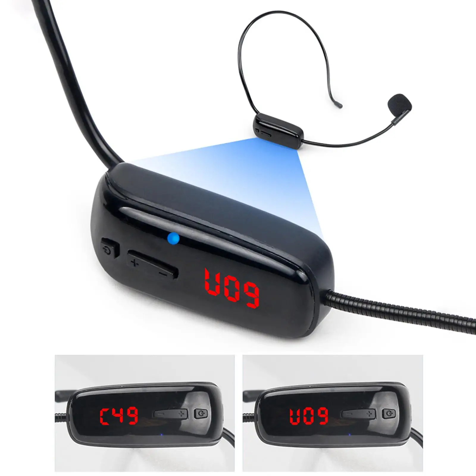 Teaching Tour Guide Wireless Durable Voice Booster Microphone Headset Mic