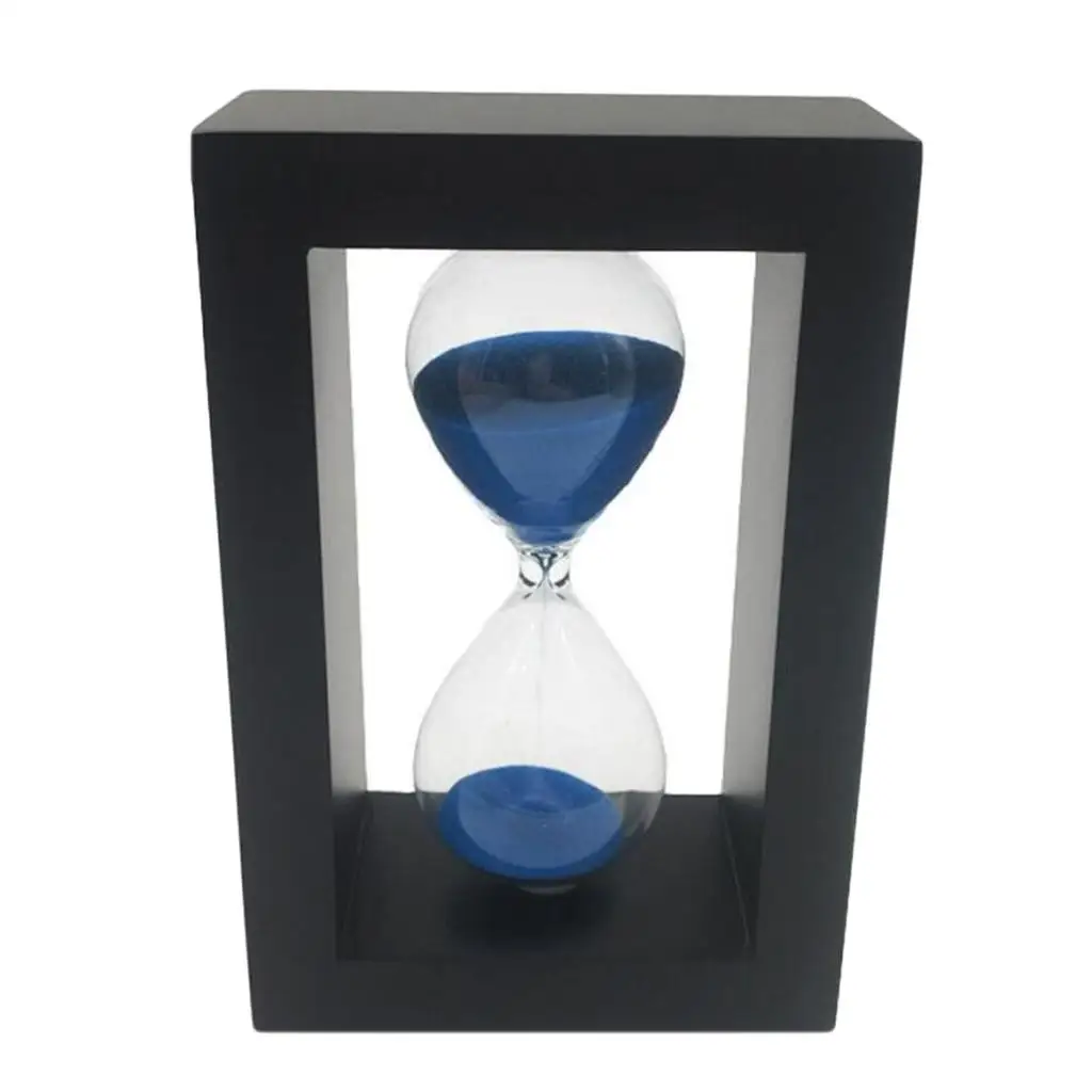  , Hourglass glass   Clock 25 Minutes for Games, Toothbrush , Classroom, Kitchen Use,  Decoration - Blue/25min