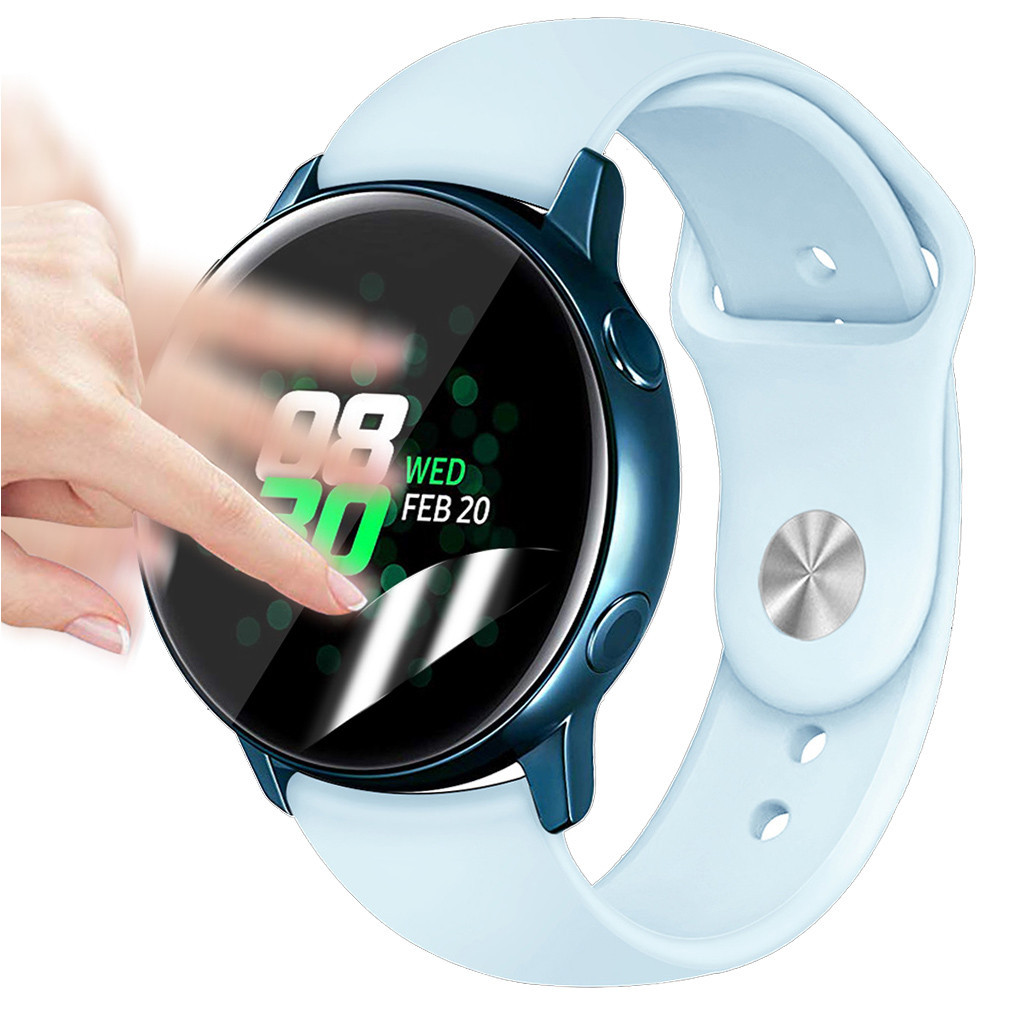 Гидрогелевая прозрачная защитная пленка для экрана Samsung Active Watch ...