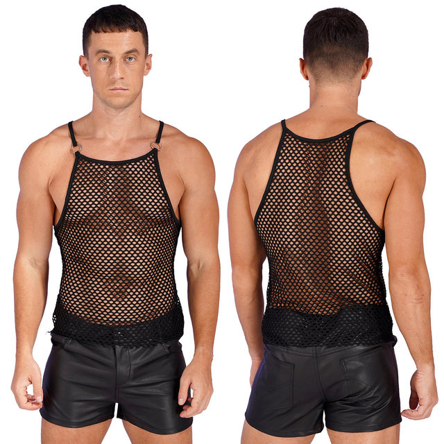 Aiiou Sexy Mens Undershirts Leotard Bodysuit Slimming Body Shaper