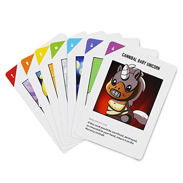TeeTurtle , Unstable Unicorns , Card Game , Ages 8+ , 2-8 Players , 30-45  Minutes Playing Time : : Juguetes y juegos