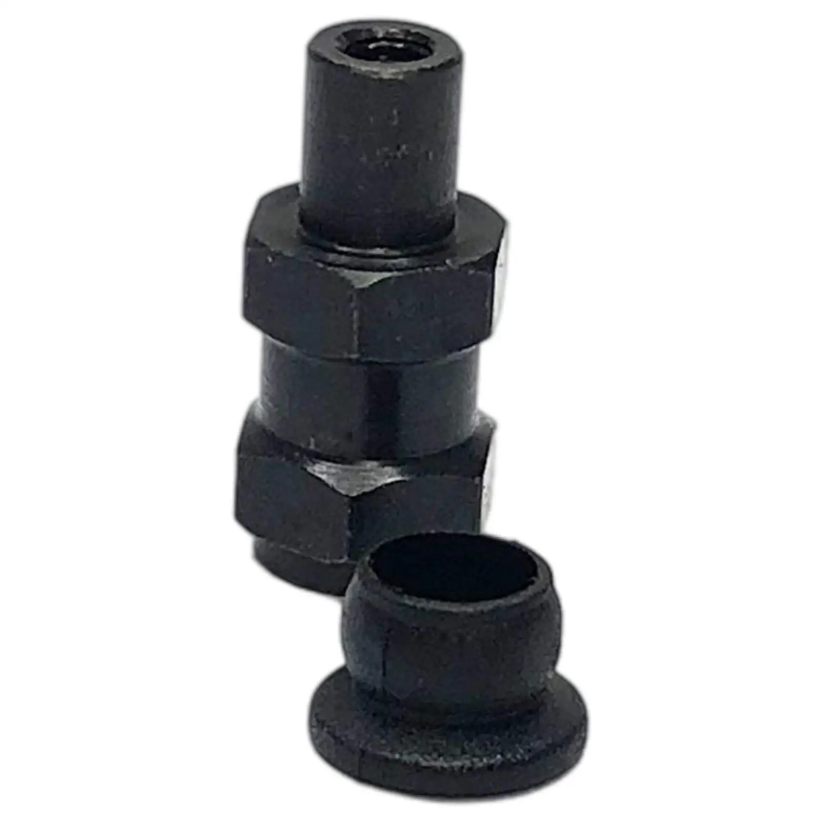 4 Pieces Metal Shock Absorber Bushing 1:8 for ZD Racing 1/8 RC Cars Black