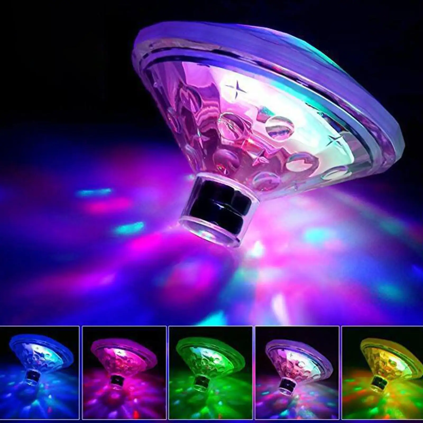 LED Floating  for Bathtub Fountain Hot Tub, Waterproof Color Changing Pond  Lights  Party Wedding Aquarium Lamp