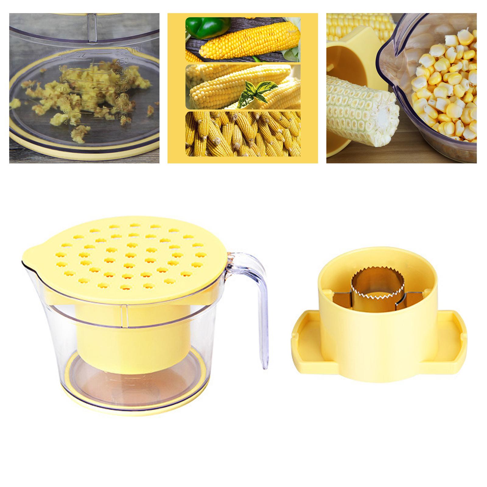 Professional Corn Shucker Manual Corn Threshing Kitchen Gadgets Corn COB Remover Stainless Steel Corn Sheller for Home Kitchen