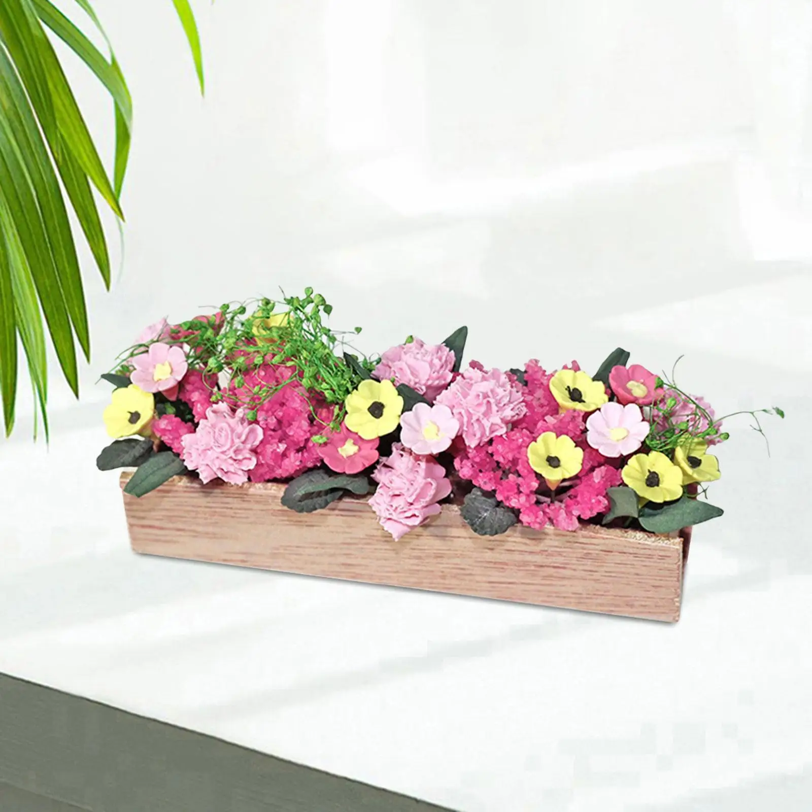 Dollhouse Miniature Flower Pots Micro Landscape Home Pretend Play for Decor