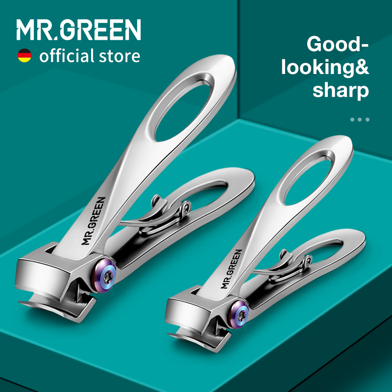 Best of MR.GREEN Nail Clippers Wide Jaw Opening Stainless Steel Fingernail Clipper Thick Hard Toenail Cutter Manicure Scissors Tools Reviews & Tips